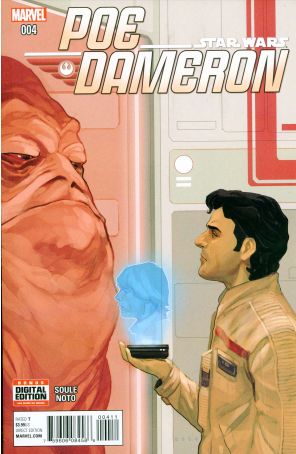 Poe Dameron 4 published by Marvel with cover art by Phil Noto