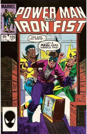 Power Man And Iron Fist 105 published by Marvel with cover art by Ed Hannigan
