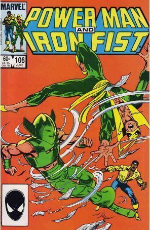 Power Man And Iron Fist 106 published by Marvel with cover art by John Byrne