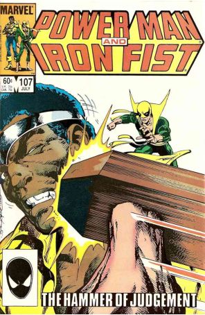 Power Man And Iron Fist 107 published by Marvel with cover art by John Byrne