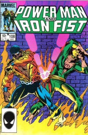 Power Man And Iron Fist 108 published by Marvel with cover art by Ron Wilson