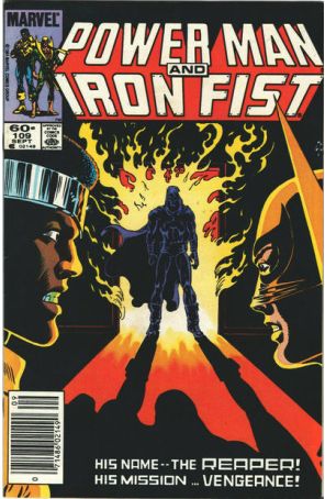 Power Man And Iron Fist 109 (Newsstand) published by Marvel with cover art by Dave Simons