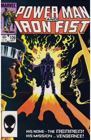 Power Man And Iron Fist 109 published by Marvel with cover art by Dave Simons