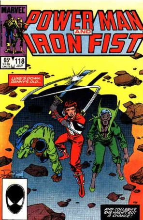 Power Man And Iron Fist 118 published by Marvel with cover art by Mark D. Bright