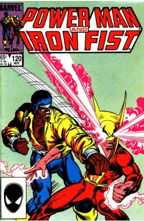 Power Man And Iron Fist 120 published by Marvel with cover art by Mark D. Bright