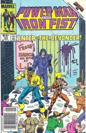 Power Man And Iron Fist 121 (Newsstand) published by Marvel with cover art by Mark D. Bright