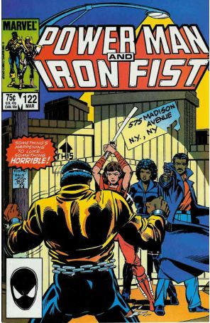 Power Man And Iron Fist 122 published by Marvel with cover art by Mark D. Bright