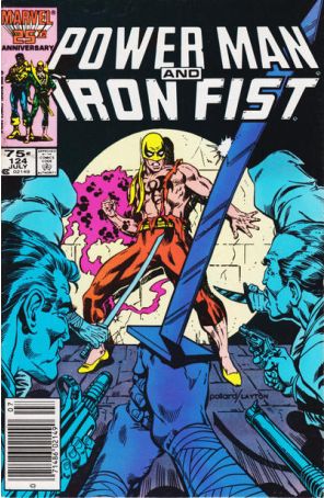 Power Man And Iron Fist 124 (Mark Jewelers) published by Marvel with cover art by Keith Pollard