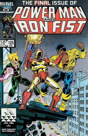 Power Man And Iron Fist 125 published by Marvel with cover art by Mark D. Bright