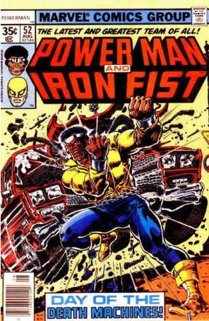 Power Man And Iron Fist 52 published by Marvel with cover art by Ron Wilson