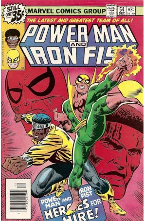 Power Man And Iron Fist 54 published by Marvel with cover art by Keith Pollard