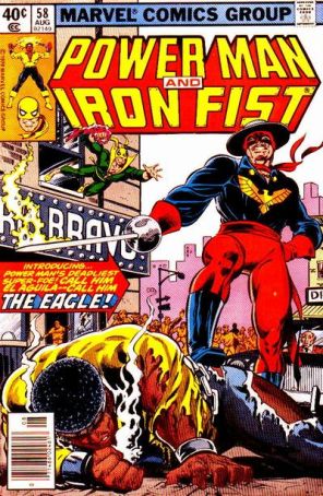 Power Man And Iron Fist 58 (Newsstand) published by Marvel with cover art by Bob Layton
