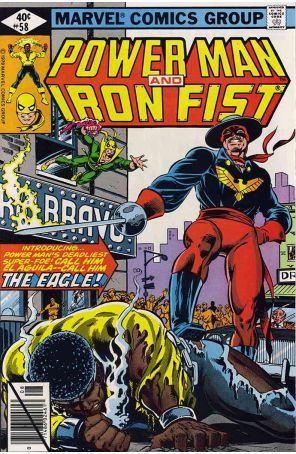 Power Man And Iron Fist 58 published by Marvel with cover art by Bob Layton