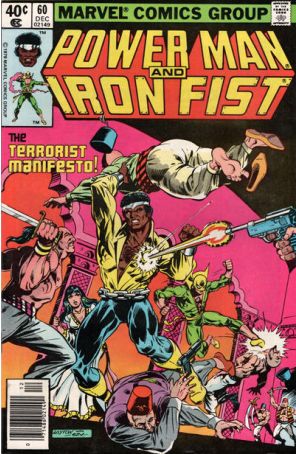 Power Man And Iron Fist 60 (Newsstand) published by Marvel with cover art by Bob Layton