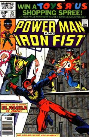 Power Man And Iron Fist 65 (Newsstand) published by Marvel with cover art by Bob Layton