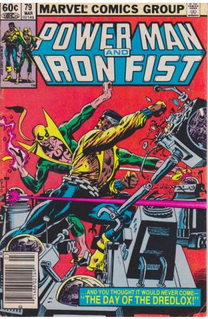 Power Man And Iron Fist 79 (Newsstand) published by Marvel with cover art by Al Milgrom