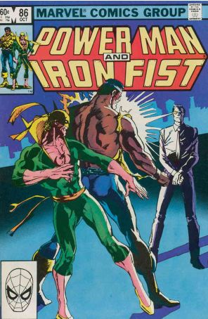 Power Man And Iron Fist 86 published by Marvel with cover art by Denys Cowan