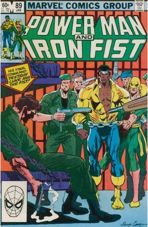 Power Man And Iron Fist 89 published by Marvel with cover art by Denys Cowan