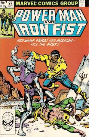 Power Man And Iron Fist 97 published by Marvel with cover art by Ernie Chan