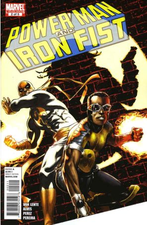 Power Man and Iron Fist (2nd Series) 2 published by Marvel with cover art by Michael Perkins