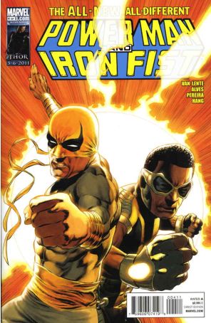 Power Man and Iron Fist (2nd Series) 4 published by Marvel with cover art by Michael Perkins