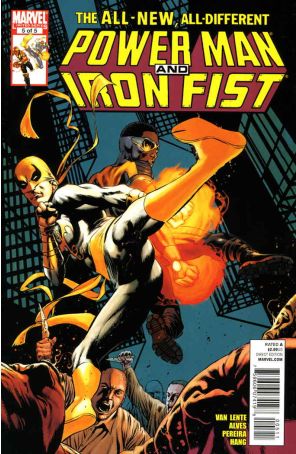 Power Man and Iron Fist (2nd Series) 5 published by Marvel with cover art by Michael Perkins