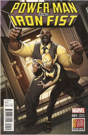 Power Man and Iron Fist (3rd Series) 1J published by Marvel with cover art by Sanford Greene