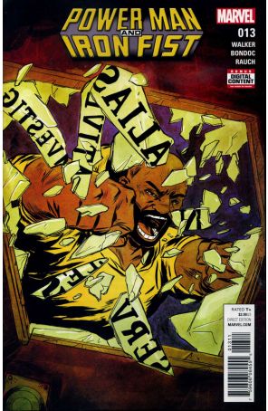 Power Man and Iron Fist (3rd Series) 13 published by Marvel with cover art by Sanford Greene