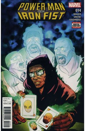 Power Man and Iron Fist (3rd Series) 14 published by Marvel with cover art by Sanford Greene