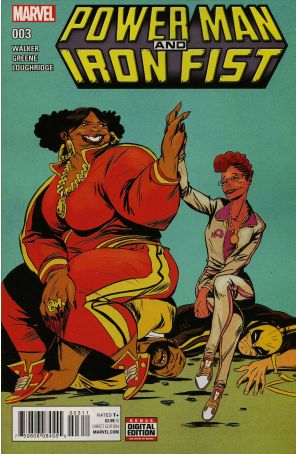 Power Man and Iron Fist (3rd Series) 3 published by Marvel with cover art by Sanford Greene