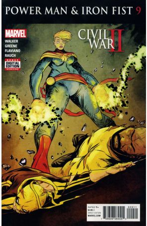 Power Man and Iron Fist (3rd Series) 9 published by Marvel with cover art by Sanford Greene