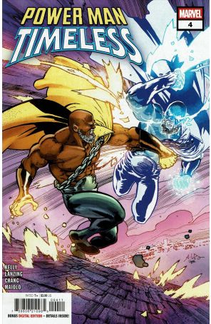Power Man: Timeless 4 published by Marvel with cover art by Andrei Bressan