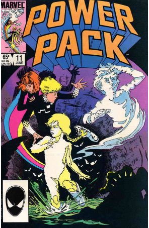 Power Pack 11 published by Marvel with cover art by June Brigman