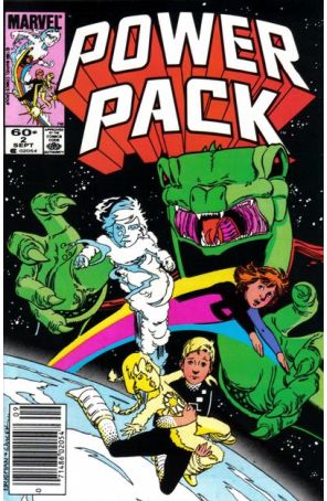 Power Pack 2 (Newsstand) published by Marvel with cover art by June Brigman