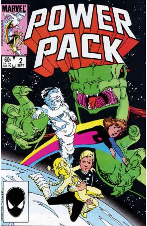 Power Pack 2 published by Marvel with cover art by June Brigman