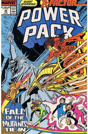 Power Pack 35 published by Marvel with cover art by Jon Bogdanove