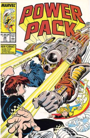 Power Pack 39 published by Marvel with cover art by Jon Bogdanove