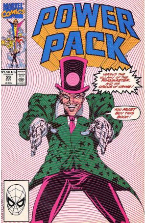 Power Pack 59 published by Marvel with cover art by Tom Morgan