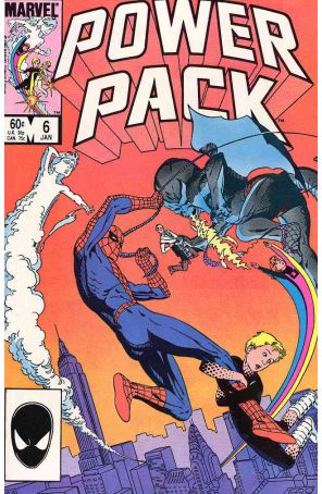 Power Pack 6 published by Marvel with cover art by June Brigman