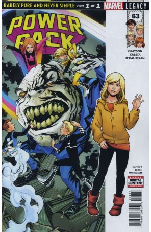Power Pack 63 published by Marvel with cover art by Mike Mckone
