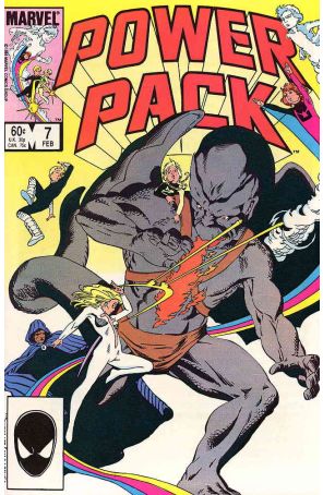 Power Pack 7 published by Marvel with cover art by June Brigman