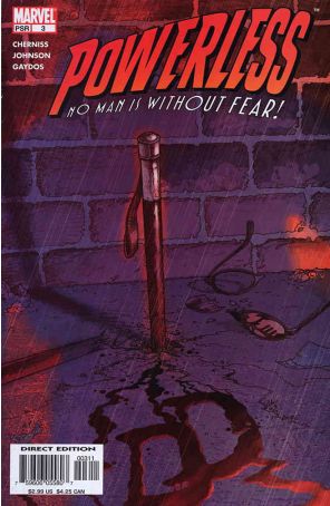 Powerless 3 published by Marvel with cover art by Alex Maleev