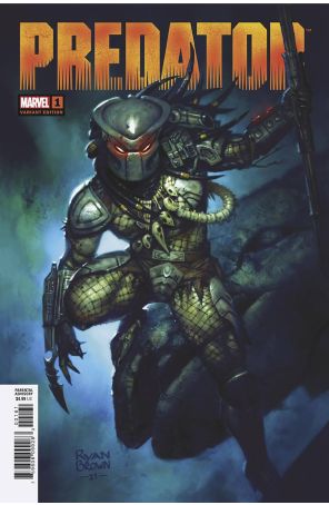 Predator (Marvel) 1E published by Marvel with cover art by Ryan Brown