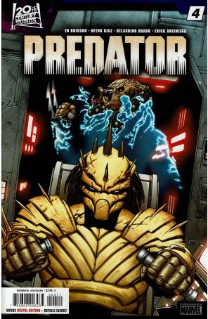 Predator (Marvel, 2nd Series) 4 published by Marvel with cover art by Giuseppe Camuncoli
