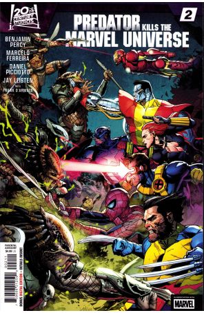 Predator Kills the Marvel Universe 2 published by Marvel with cover art by Leinil Francis Yu