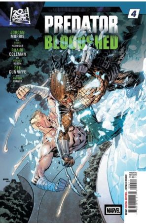 Predator: Bloodshed 4 published by Marvel with cover art by Ken Lashley