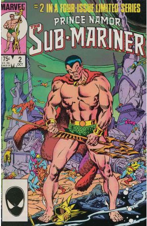Prince Namor, the Sub-Mariner 2 published by Marvel with cover art by Bob Budiansky