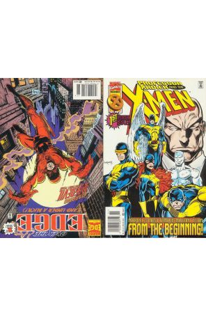 Professor Xavier and the X-Men/Over the Edge 1 published by Marvel with cover art by Jan Duursema and Robert Brown