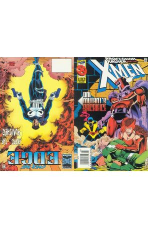 Professor Xavier and the X-Men/Over the Edge 5 published by Marvel with cover art by Steve Ellis and Stephen Jones