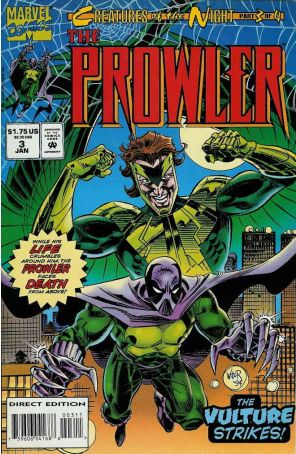 Prowler (Marvel) 3 published by Marvel with cover art by Bill Reinhold